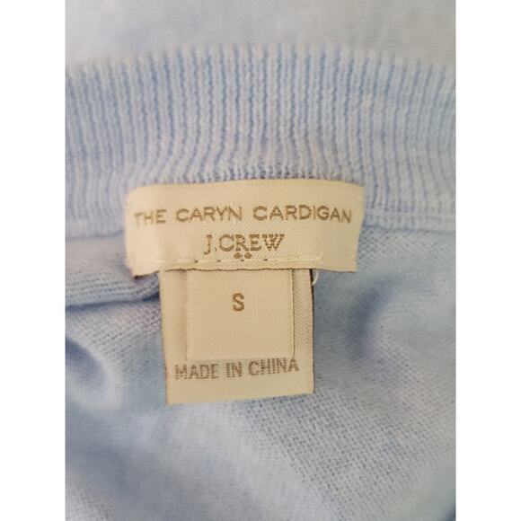 J CREW The Caryn Cardigan Sweater Womens Sz Small Blue E5957 - Picture 6 of 8